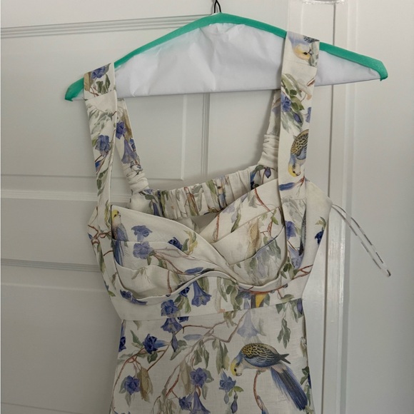 Zimmermann Natura Midi Dress Size 1 - Picture 3 of 10